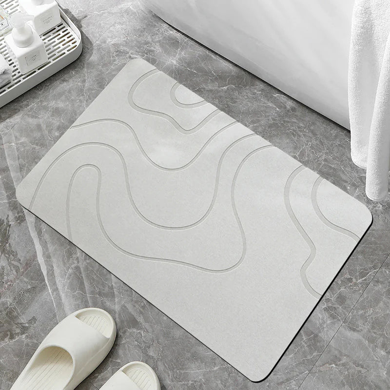 Non-Slip Diatom Absorbent Bathroom Mat