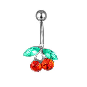 Piercing Jewelry Fruit Cherry Belly Ring