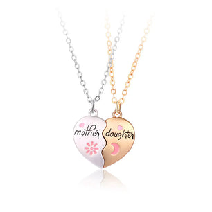 Mother Daughter Cute Connection Necklace