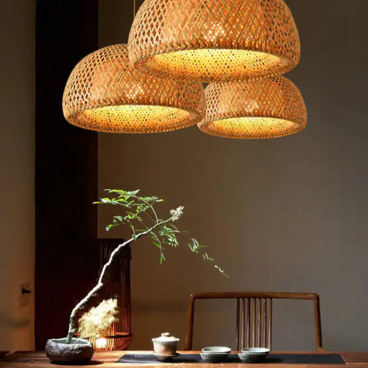 Bamboo Crafted Lamp