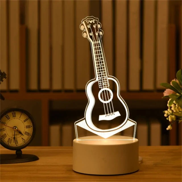 Romantic 3D Lamps