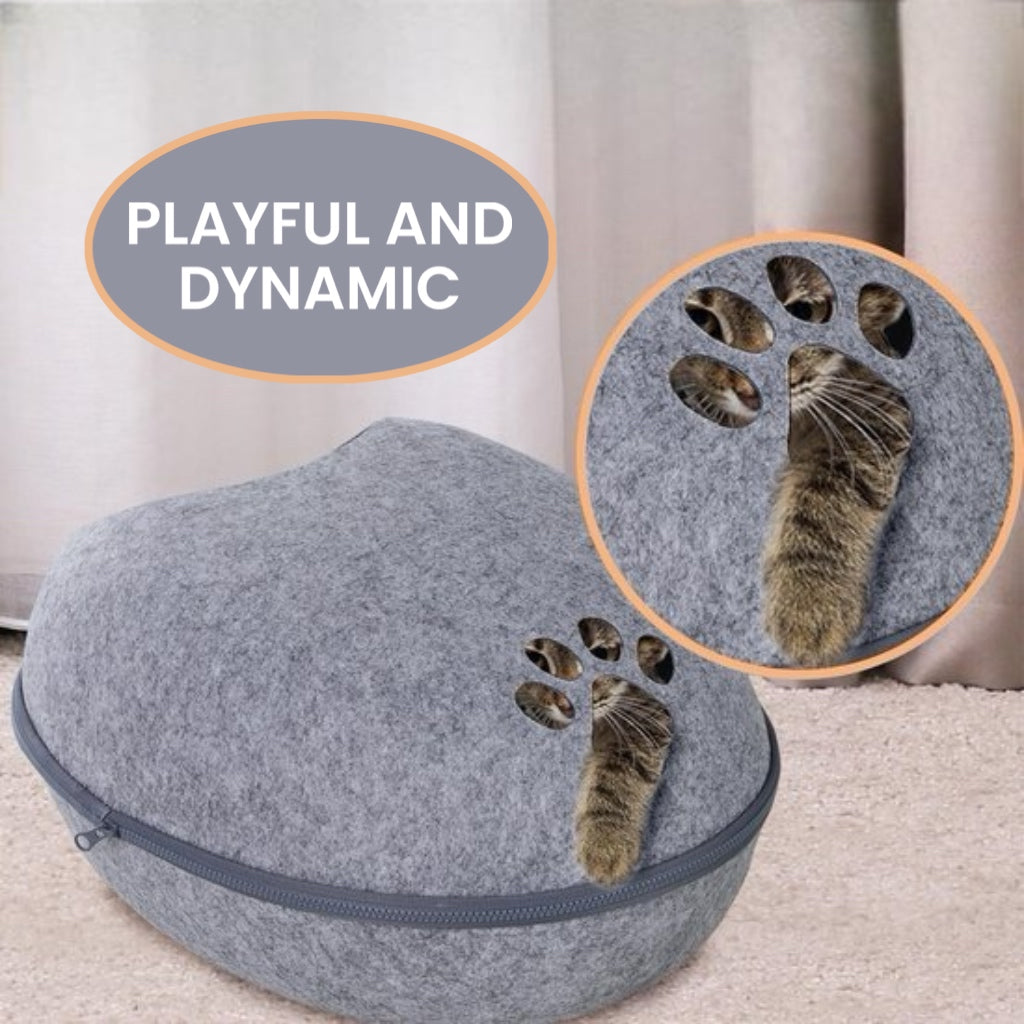 Removable Eggshell Cat Bed