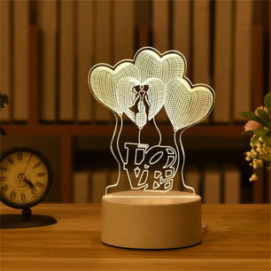 Romantic 3D Lamps