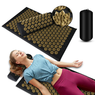 Acupressure Massage & recovery Mat plus Pillow Set