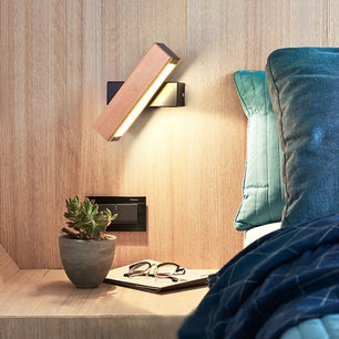 Modern Wooden LED Wall Lamp