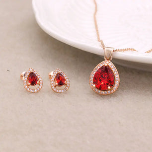 Zircon Jewelry Set (Multiple Colors)