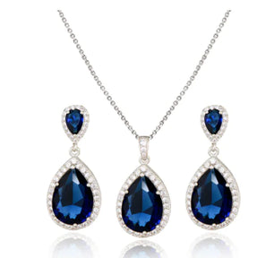 Zircon Jewelry Set (Multiple Colors)