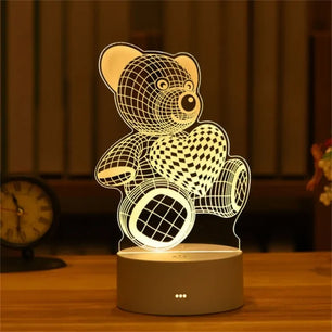 Romantic 3D Lamps