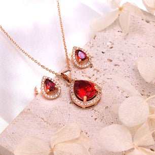 Zircon Jewelry Set (Multiple Colors)