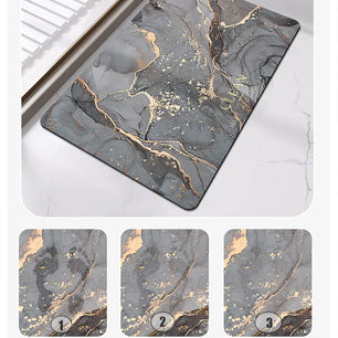 Multicolor Soft Stylish Anti Slip Bathroom Mat