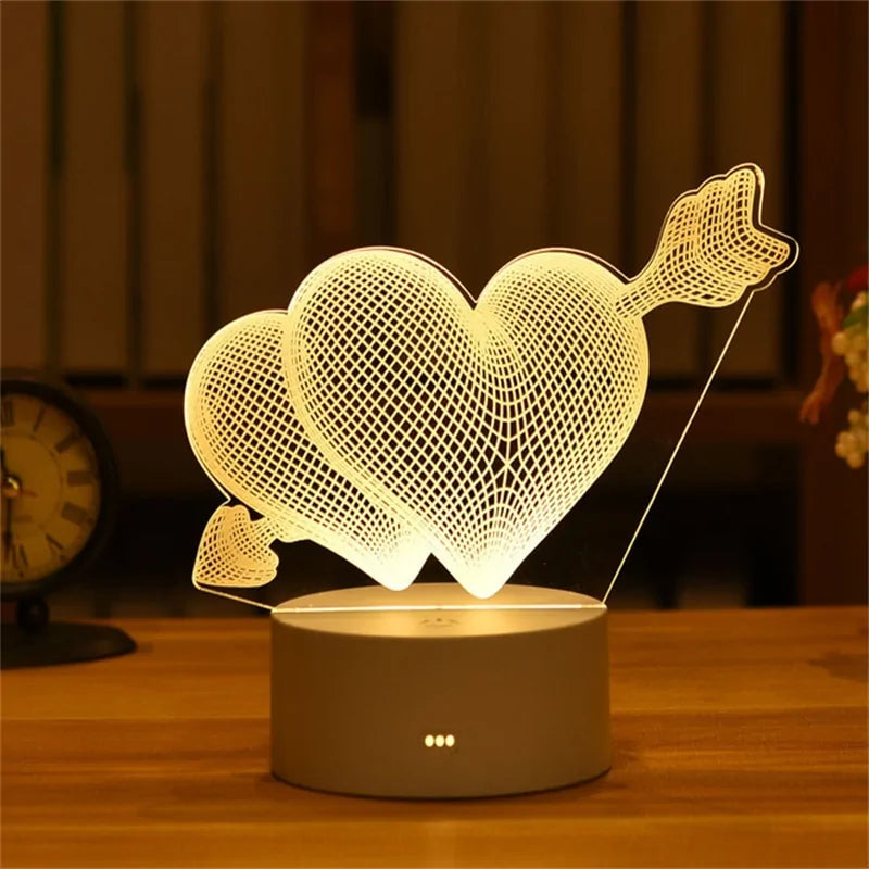 Romantic 3D Lamps