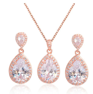 Zircon Jewelry Set (Multiple Colors)