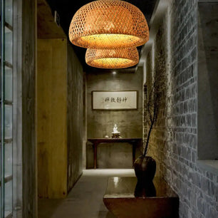 Bamboo Crafted Lamp