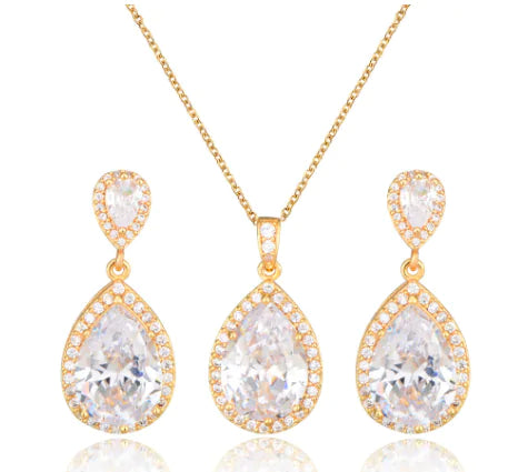 Zircon Jewelry Set (Multiple Colors)