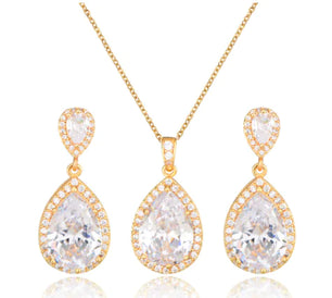 Zircon Jewelry Set (Multiple Colors)