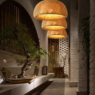 Bamboo Crafted Lamp