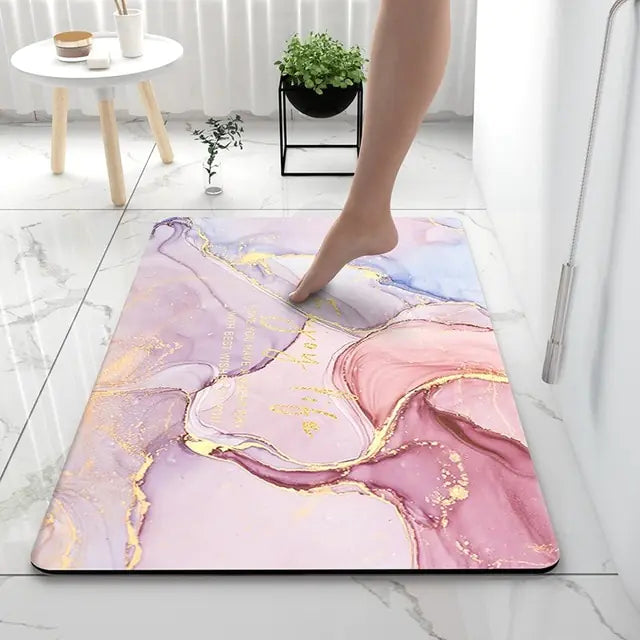 Multicolor Soft Stylish Anti Slip Bathroom Mat