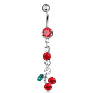 Piercing Jewelry Fruit Cherry Belly Ring