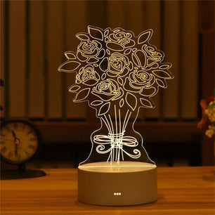 Romantic 3D Lamps