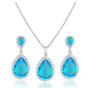 Zircon Jewelry Set (Multiple Colors)