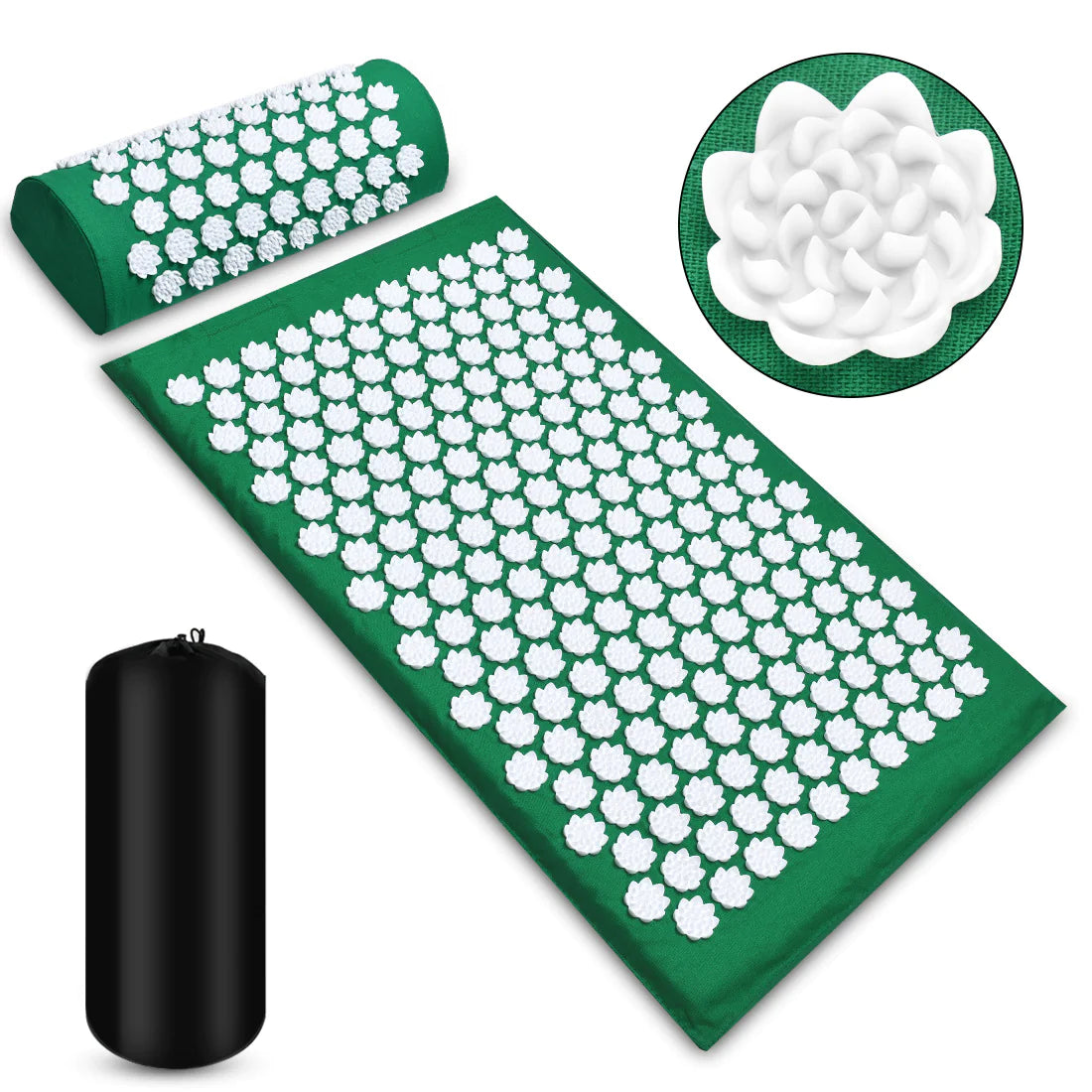 Acupressure Massage & recovery Mat plus Pillow Set