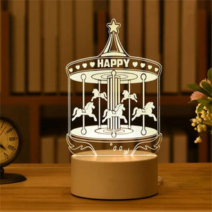 Romantic 3D Lamps