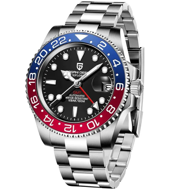 GMT Pepsi Style Mens Calendar watch