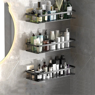 Easy to Install Wall-mounted Stylish Bathroom Shelf