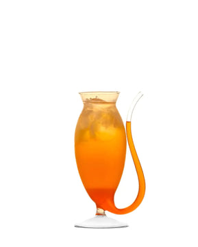 Straw Cocktail Glass