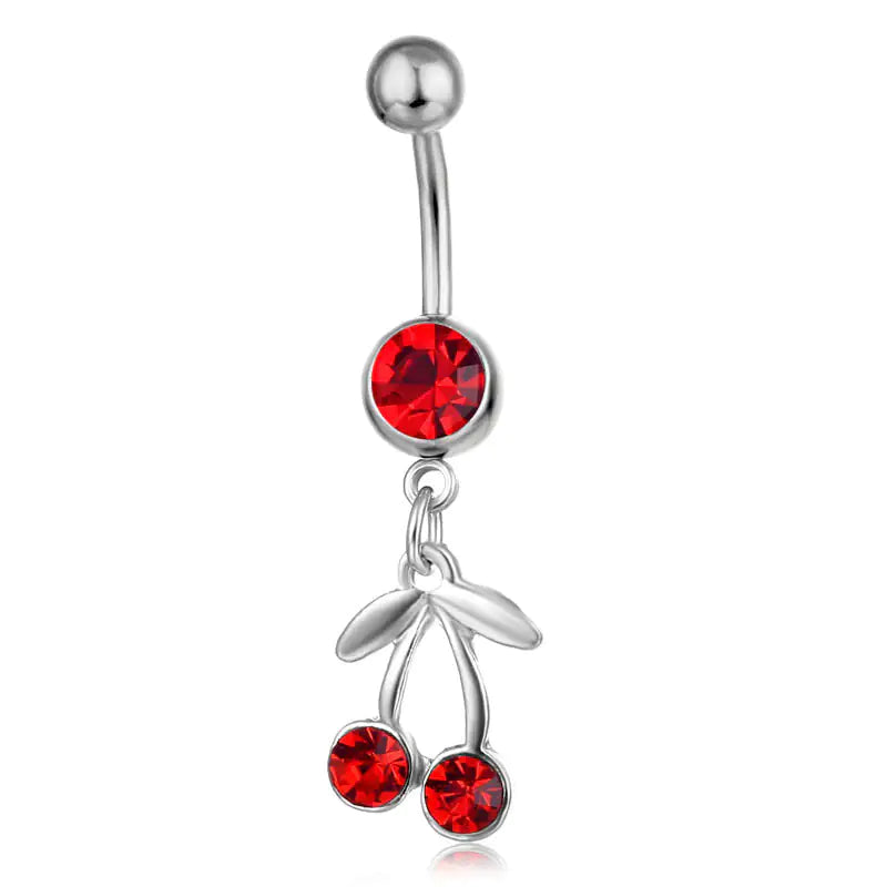 Piercing Jewelry Fruit Cherry Belly Ring