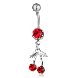 Piercing Jewelry Fruit Cherry Belly Ring