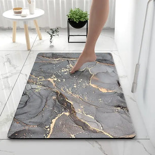 Multicolor Soft Stylish Anti Slip Bathroom Mat