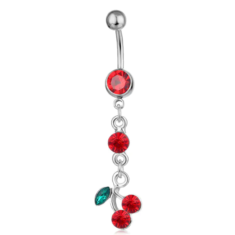 Piercing Jewelry Fruit Cherry Belly Ring