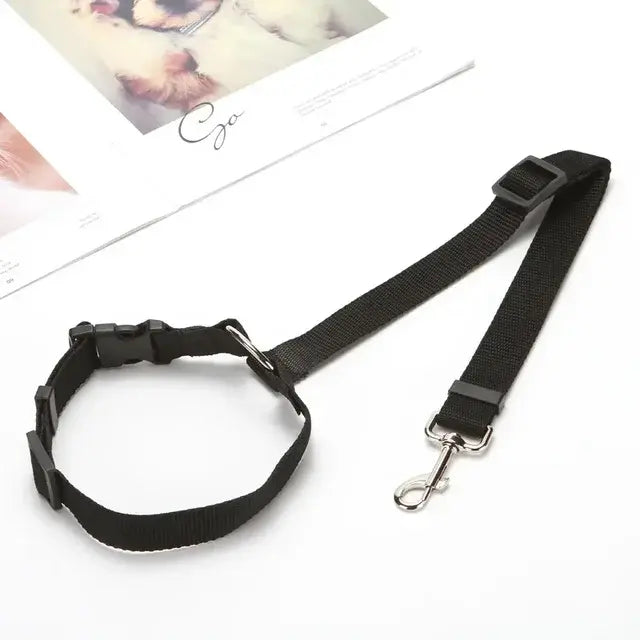 Pet Car Seat Belt & Harness (Safety And Style)