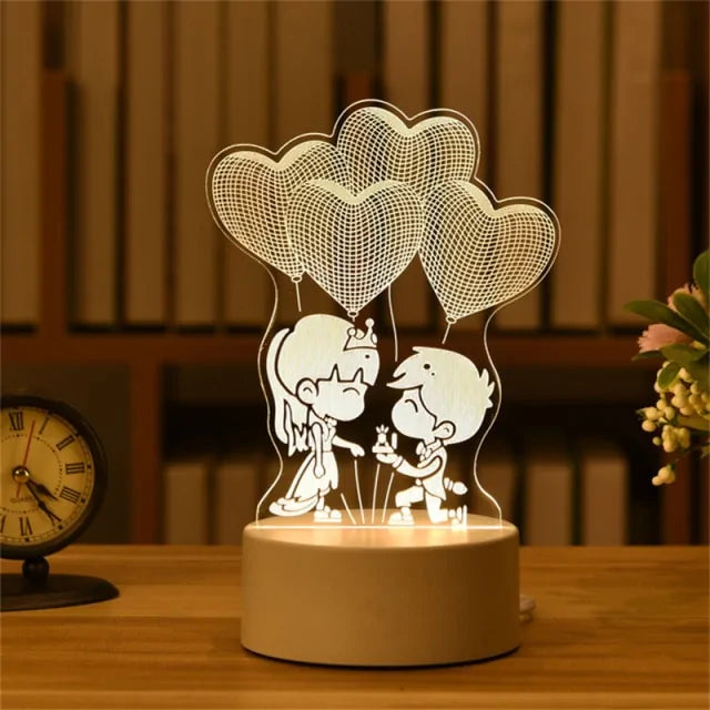 Romantic 3D Lamps