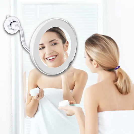 LED Lighted magnifying mirror