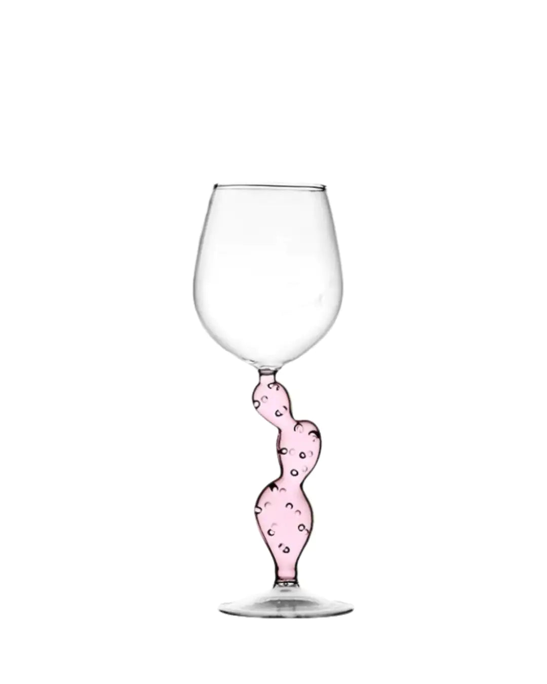 Cactus Wine Glass (Pink)