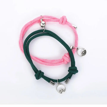 Pink Dark Green