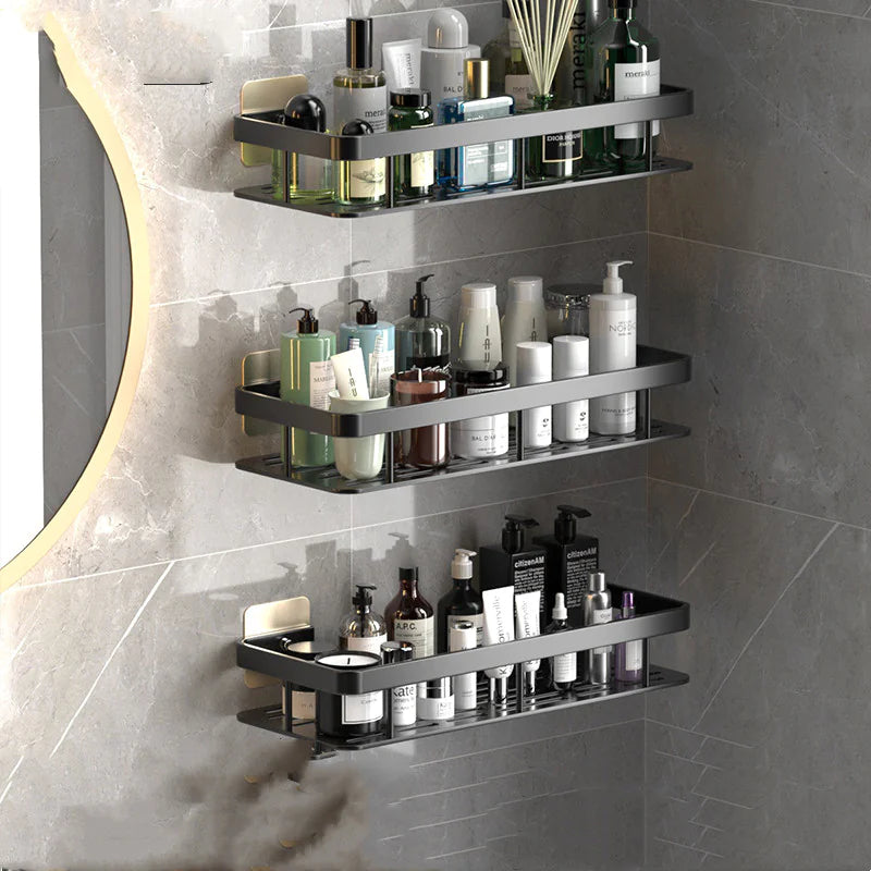 Easy to Install Wall-mounted Stylish Bathroom Shelf