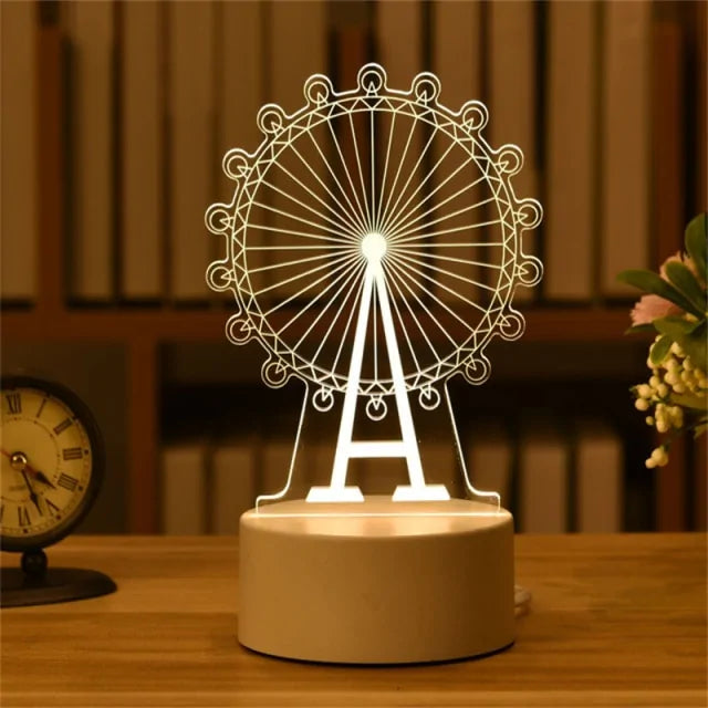 Romantic 3D Lamps