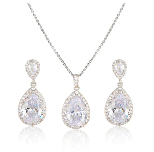 Zircon Jewelry Set (Multiple Colors)