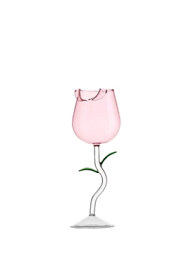 Pink Rose Cocktail Glass