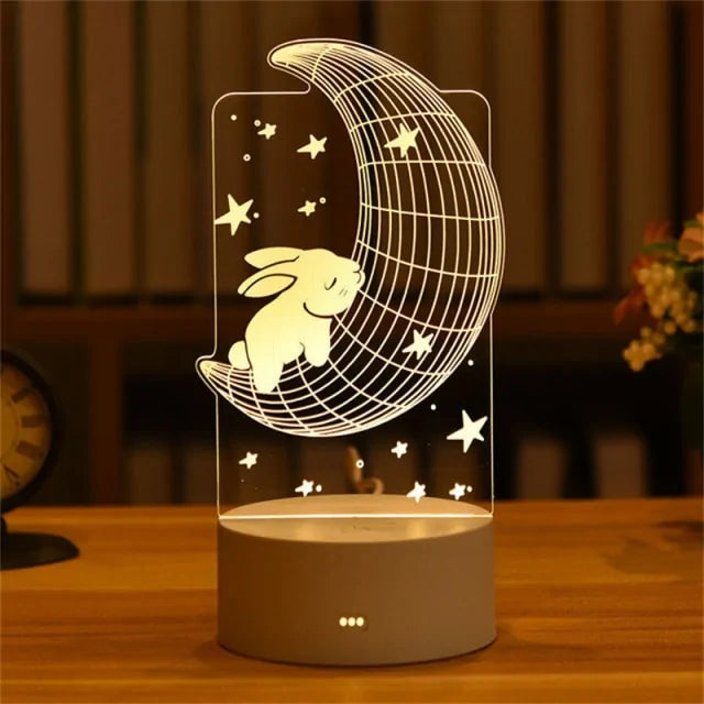 Romantic 3D Lamps