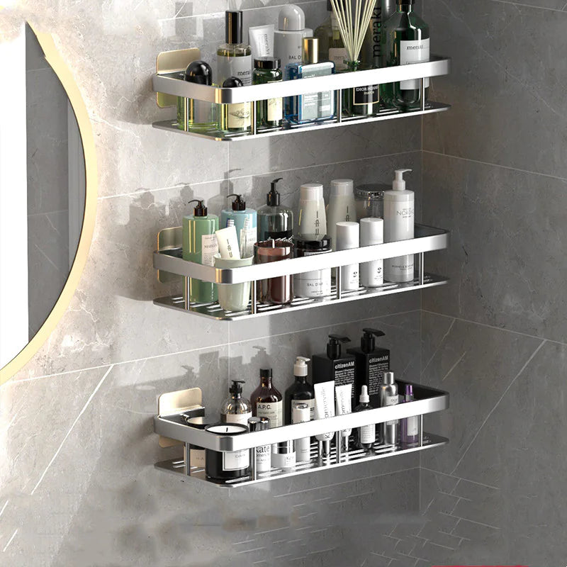 Easy to Install Wall-mounted Stylish Bathroom Shelf