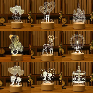 Romantic 3D Lamps