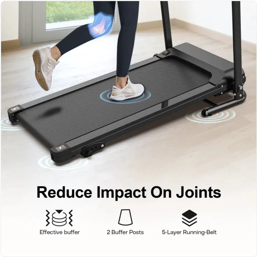 Advanced Folding Treadmill with Pulse Sensor